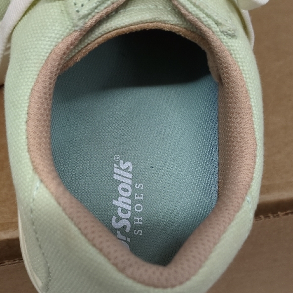 Dr. Scholl's Light Green Canvas Sneakers Womens Size 10 - Picture 2 of 16